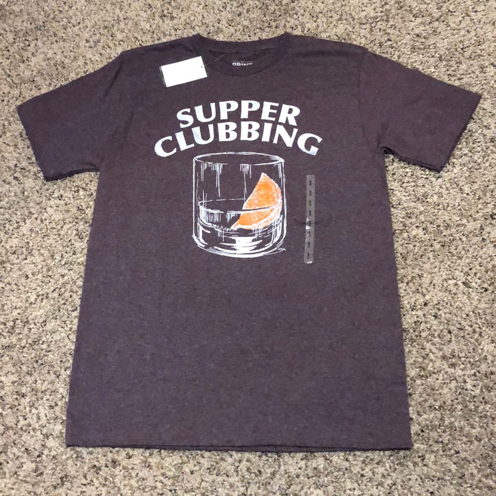 Supper clubbing men’s graphic tee small nwt
